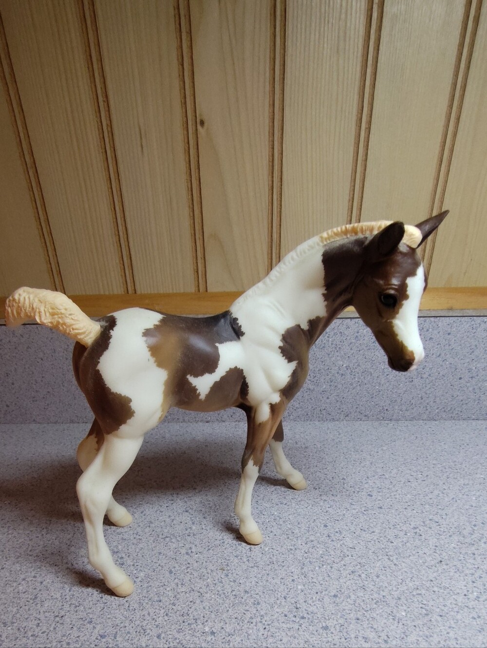 Breyer Traditional Size Brown and White Paint Horse Figurine